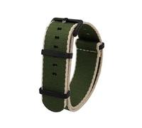 HELBAY Men's Nylon Canvas Watch Straps, 20mm 22mm, Water and Sweat Resistant,20 mm