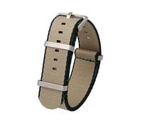 HELBAY Men's Nylon Canvas Watch Straps, 20mm 22mm, Water and Sweat Resistant,22 mm