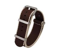 HELBAY Men's Nylon Canvas Watch Straps, 20mm 22mm, Water and Sweat Resistant,22 mm