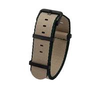 HELBAY Men's Nylon Canvas Watch Straps, 20mm 22mm, Water and Sweat Resistant,22 mm