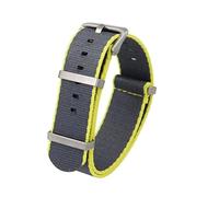 HELBAY Men's Nylon Canvas Watch Straps, 20mm 22mm, Water and Sweat Resistant,22 mm