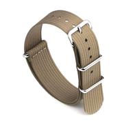 HELBAY Men's Nylon Watch Strap, 16mm/18mm/19mm/20mm/22mm/24mm, Braided Nylon Watch Strap Accessories,Rubio,18 mm