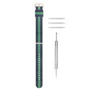 HELBAY Men's Nylon Watch Straps, 12mm/14mm/13mm/16mm/19mm, Rose Gold Buckle,Oro rosa nº 1,13 mm