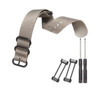 HELBAY Men's Nylon Watch Straps, Suitable for Replacing Smartwatches, Watch Accessories,Gris B,24 mm