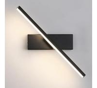 HELCEKOU Aplique de Pared LED, lámpara Lineal, Apliques Ajustables, luminaria de Tira Larga, Luces de tocador, Lavadora de Interior para Sala de Estar, Dormitorio, Pasillo.