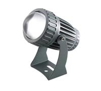 HELCEKOU Foco LED RGB para Exteriores, Resistente al Agua, con Soporte Ajustable de 180°, AC 220V, Haz Estrecho, para jardín, Camino, Patio, 20W.