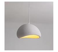 HELCEKOU Lámpara de Escritorio LED con Estilo Gris, diseño Moderno de Viento Crema para Dormitorio, Restaurante, 30 cm de diámetro, Accesorio de iluminación único para decoración del hogar.