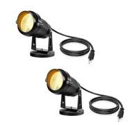 HELCEKOU Lámpara LED Decorativa de 5 W - Luz descendente para Exteriores, Resistente al Agua IP65, para Patio, jardín, Camino o Pared, iluminación Interior y Exterior - Azul - 2 Unidades 110110 (5 W)