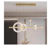 HELCEKOU Lámparas colgantes nórdicas modernas para comedor, iluminación de techo, iluminación interior (aplicación con control remoto regulable, longitud 100 cm).