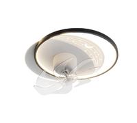 HELCEKOU Ventiladores de Techo con luz Un Cielo Lleno de Ventiladores eléctricos, Todo en una lámpara Colgante.