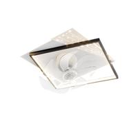 HELCEKOU Ventiladores de Techo con luz Un Cielo Lleno de Ventiladores eléctricos, Todo en una lámpara Colgante.