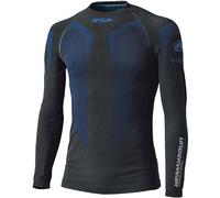 Held 3D Skin Cool Top Camisa funcional para damas, negro-azul, tamaño XL para Mujer