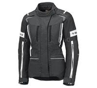 Held 4-Touring II Chaqueta textil impermeable para mujer, negro-blanco, tamaño L
