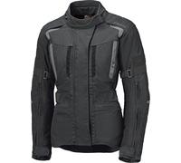 Held 4-Touring II Chaqueta textil impermeable para mujer, negro-gris, tamaño 4XL