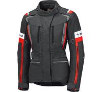 Held 4-Touring II Chaqueta textil para motocicletas para damas, negro-rojo, tamaño 4XL para Mujer