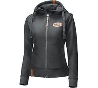 Held 46 Zip Hoodie de las mujeres, negro, tamaño S