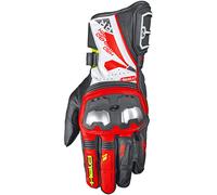 Held Akira RR Guantes de motocicleta, negro-blanco-rojo, tamaño S M para Hombres