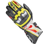 Held Akira RR Guantes de motocicleta, negro/amarillo, Talla 10