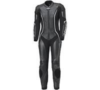 Held Ayana 3 - Traje de piel de una pieza para mujer - Certificado AAA CE según EN 17092 - Ropa de moto para mujer con protectores de nivel 2 D3O - Rodilleras - Piel de vacuno suave - Negro-Blanco