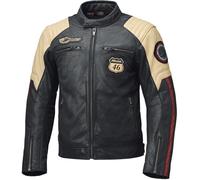Held Baker 2 Chaqueta de cuero para motocicleta, Crema/azul oscuro, Talla 60