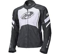 Held Baxley Top Chaqueta textil de moto impermeable, negro-blanco, tamaño XL para Hombres