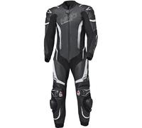 Held Brands Hatch Traje de cuero de moto de una sola pieza, negro-blanco, tamaño 60 para Hombres