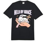 Held by Grace Christian Cita Fe Fiel Conejito Amante Comfort Colors Adult Heavyweight T-Shirt