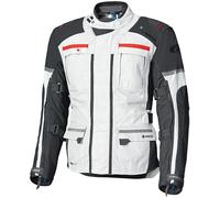 Held Carese Evo GTX Chaqueta textil de motocicleta, gris-rojo, tamaño XL para Hombres