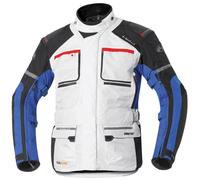 Held Carese II chaqueta textil de motocicleta para damas y hombres, gris-azul, tamaño XS