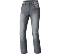 Held Crane Stretch Vaqueros de moto, negro-gris, tamaño 36 para Hombres