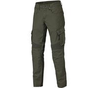 Held Creek 2 Cargo Pantalones textiles de motocicleta, Verde Militar, Talla 33/30