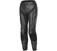 Held Debbie 3 Base Pantaloni in pelle da motociclista femminile, nero/bianco, Long 84