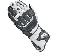 Held Evo-Thrux II Guantes de la motocicleta, Negro/Blanco, Talla 8