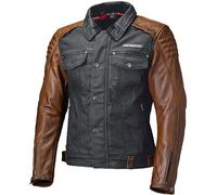 Held Jester Chaqueta de cuero / textil para motocicleta, negro-marrón, tamaño S para Hombres