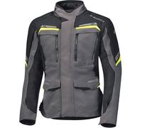 Held Lonborg Top Chaqueta textil de moto para mujer, negro-gris-amarillo, tamaño XL