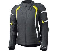 Held Luca Gore-Tex Chaqueta textil para mujer, negro-amarillo, tamaño XL