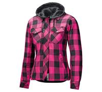 Held Lumberjack II 62010 Mujer Camisa De Motorista Negro/Rosa 2XL mujeres