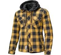 Held Lumberjack II Chaqueta textil para motocicletas, negro-amarillo, tamaño S