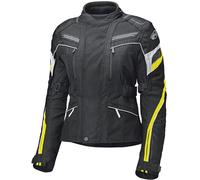 Held Lupo Chaqueta impermeable Mujer Motocycle Textil, negro-amarillo, tamaño XL