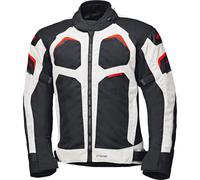 Held Manzano, chaqueta textil impermeable 4XL male Gris Claro/Negro/Rojo