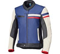 Held Midway Chaqueta de cuero de motocicleta, blanco-rojo-azul, tamaño 52 para Hombres