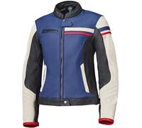 Held Midway Chaqueta de cuero para damas, blanco-rojo-azul, tamaño 42 para Mujer