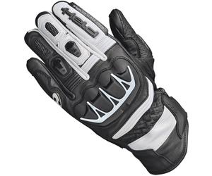 Held Misawa Guante de moto, Negro/Blanco, Talla 12