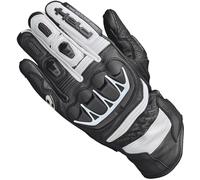Held Misawa Guante de moto, Negro/Blanco, Talla 7