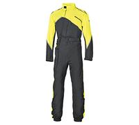 Held Monsun 2 Costume da pioggia per moto monopezzo, nero/giallo, XL