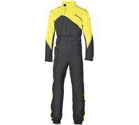 Held Monsun II Traje de lluvia de motocicleta de una pieza, negro/amarillo, Talla Short XXXL
