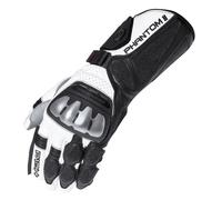 Held Phantom II Guantes de la motocicleta, Negro/Blanco, Talla 6.5 (XS)