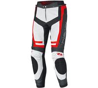 Held Rocket 3.0 Pantalones de cuero moto, blanco-rojo, tamaño 62 para Hombres