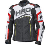 Held Safer SRX Chaqueta textil de motocicleta, negro-blanco-rojo, tamaño XL para Hombres