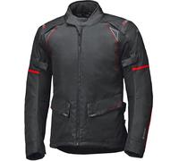 Held Savona ST chaqueta textil impermeable para motocicletas, negro-rojo, tamaño 4XL para Hombres